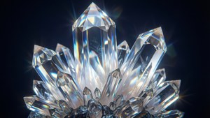 Glowing Crystal Cluster