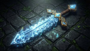 Glowing Diamond Sword