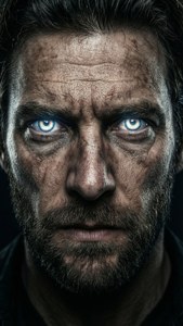 Glowing Eyes Portrait