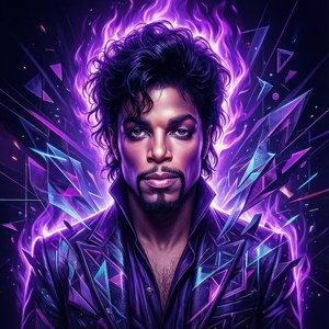 Glowing Geometric Prince