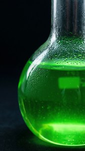 Glowing Green Flask