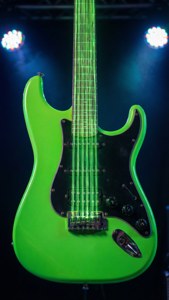 Glowing Guitar