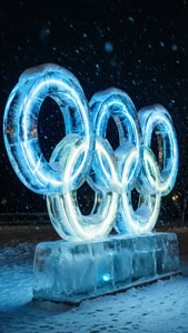 Glowing Ice Rings