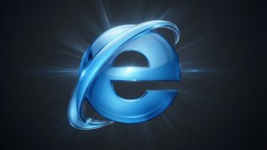 Glowing IE Logo