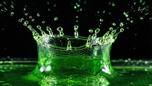 Glowing Liquid Splash