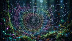 Glowing Magic Web