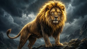 Glowing Mane Lion