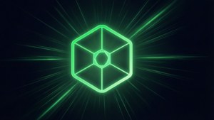 Glowing Node Hexagon