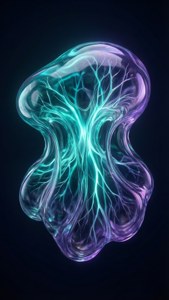 Glowing Organic Veins