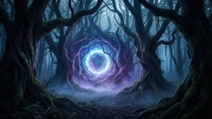Glowing Portal Forest