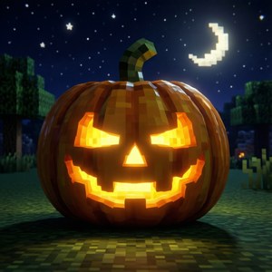 Glowing Pumpkin Night