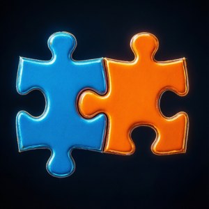 Glowing Puzzle Fit