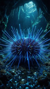 Glowing Sea Urchin Cave