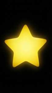 Glowing Single Star