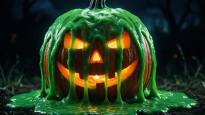 Glowing Slime Pumpkin