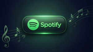 Glowing Spotify Button