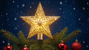 Glowing Star Tree Topper