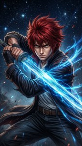Glowing Sword Strike