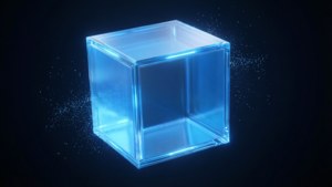Glowing Translucent Box