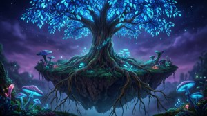 Glowing Tree Island