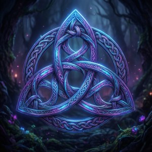 Glowing Triquetra