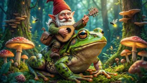 Gnome Bard Frogger