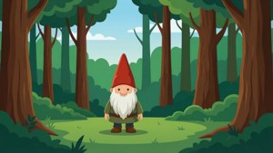 Gnome in Forest