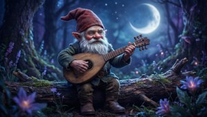 Gnome Serenade Moon