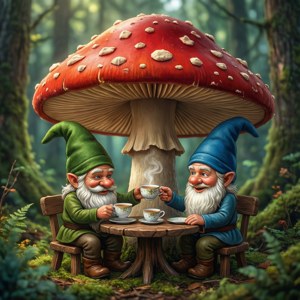 Gnome Tea Time
