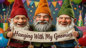 Gnomies Banner Celebration
