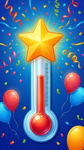 Goal Celebration Thermometer