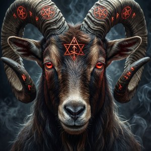 Goat Head Portrait