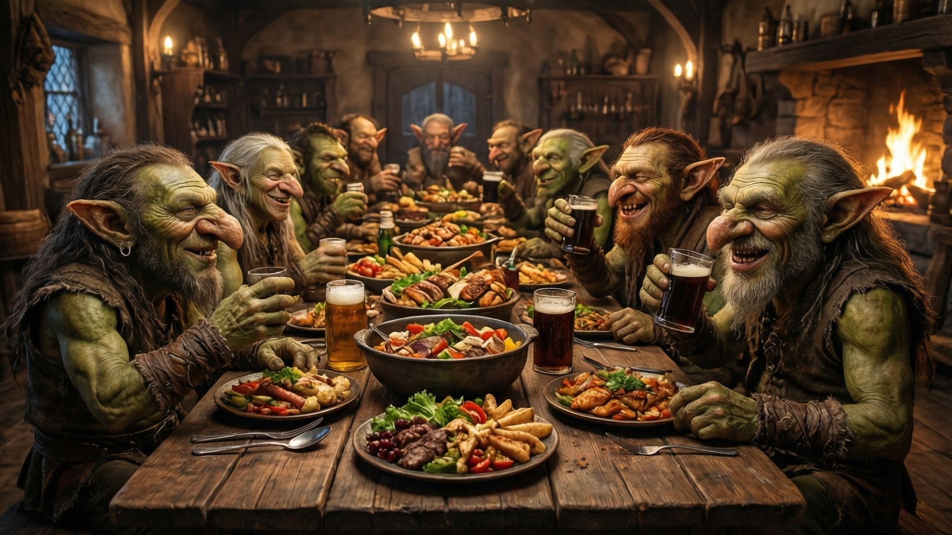Goblin Feast Tavern by Wallpapers.art Studio