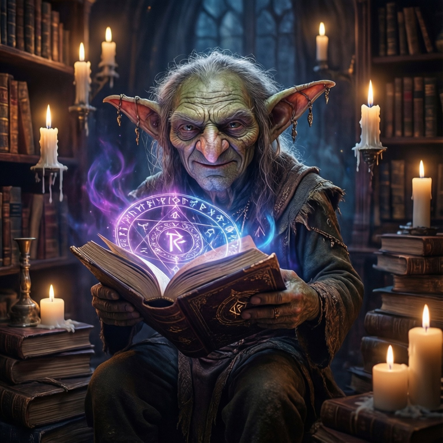 Goblin Spellcaster by Wallpapers.art Studio