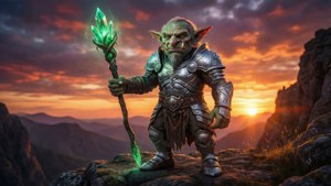 Goblin Warrior at Dusk