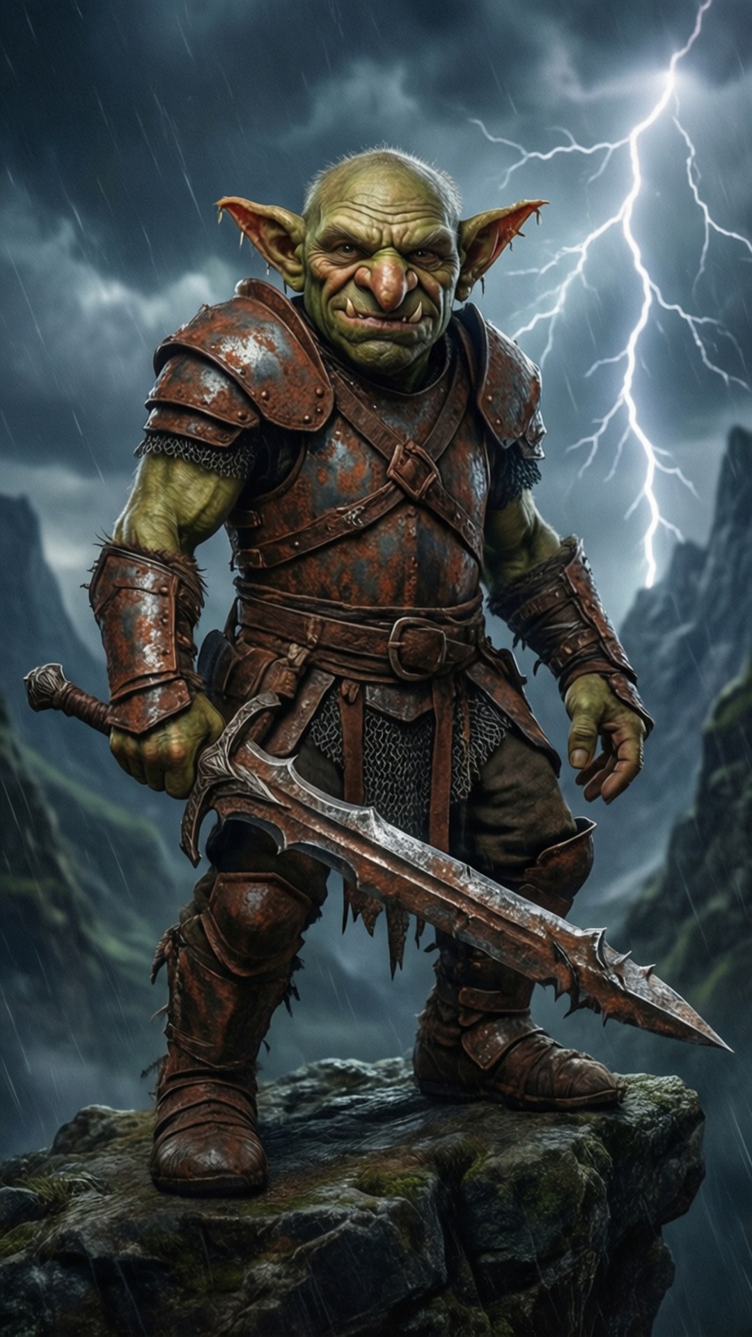 Goblin Warrior Storm by Wallpapers.art Studio