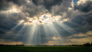 God Rays Over Field
