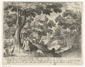 God verschijnt aan Mozes op de berg Horeb