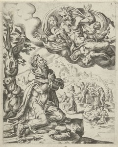 God verschijnt voor Abraham