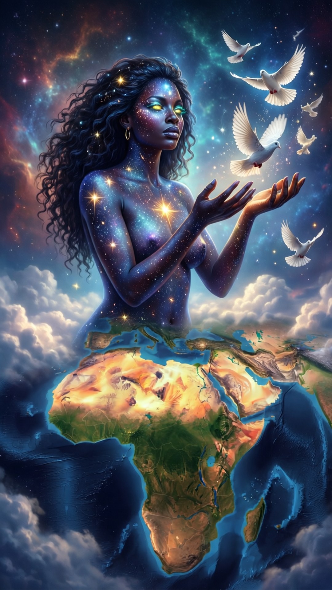 Goddess of the Sky by Wallpapers.art Studio