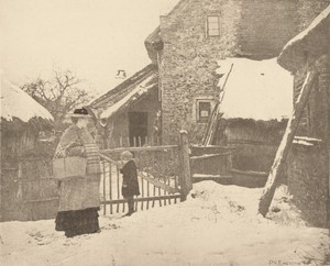 Going to Market - A Winter Scene