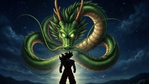 Goku and Shenron