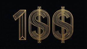 Gold 100 Abstract