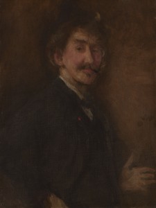 Gold and Brown: Self-Portrait