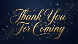 Gold Calligraphy on Navy