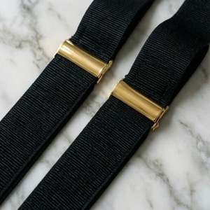 Gold Clip Luxury Suspenders