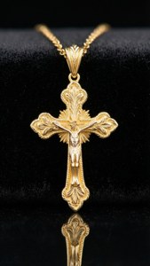 Gold Cross Pendant