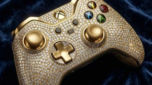 Gold Diamond Xbox Controller