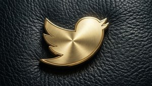 Gold Emblem on Leather