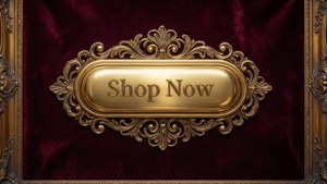 Gold Filigree Button